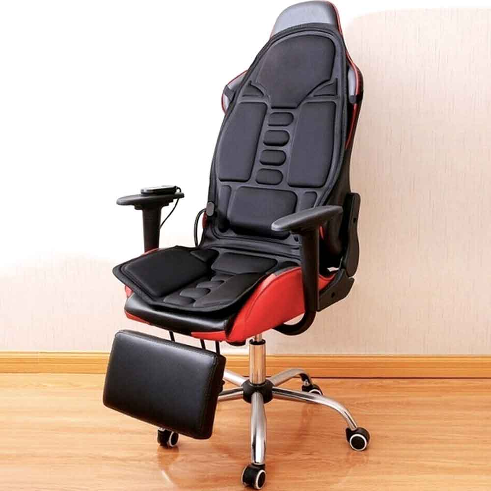 8 Mode Massage Chair Pad With Heated Back Neck Massager For Car And Home Seat Black Electric Car Massager