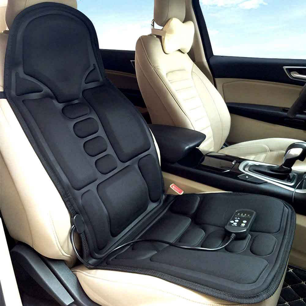 8 Mode Massage Chair Pad With Heated Back Neck Massager For Car And Home Seat Black Electric Car Massager