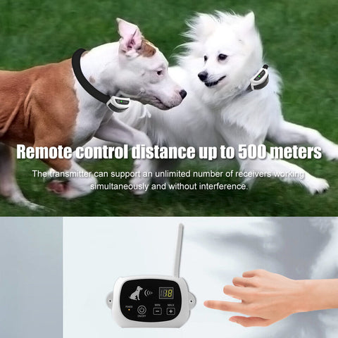 Distance range of the electric dog fence